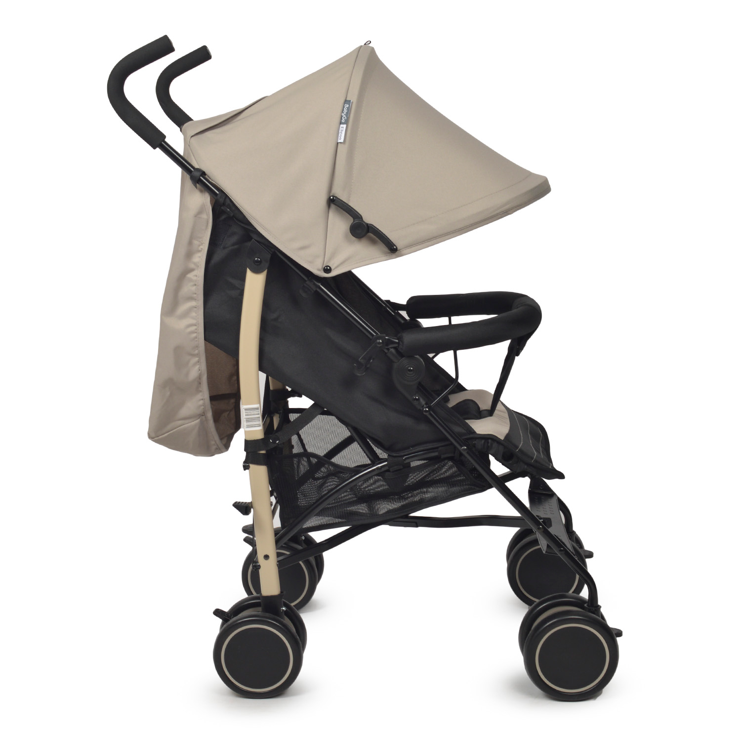 Коляска прогулочная BabyGo Ellipse New бежевый - фото 6