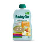 Каша BabyGo молочная гречнево-рисовая с фруктами