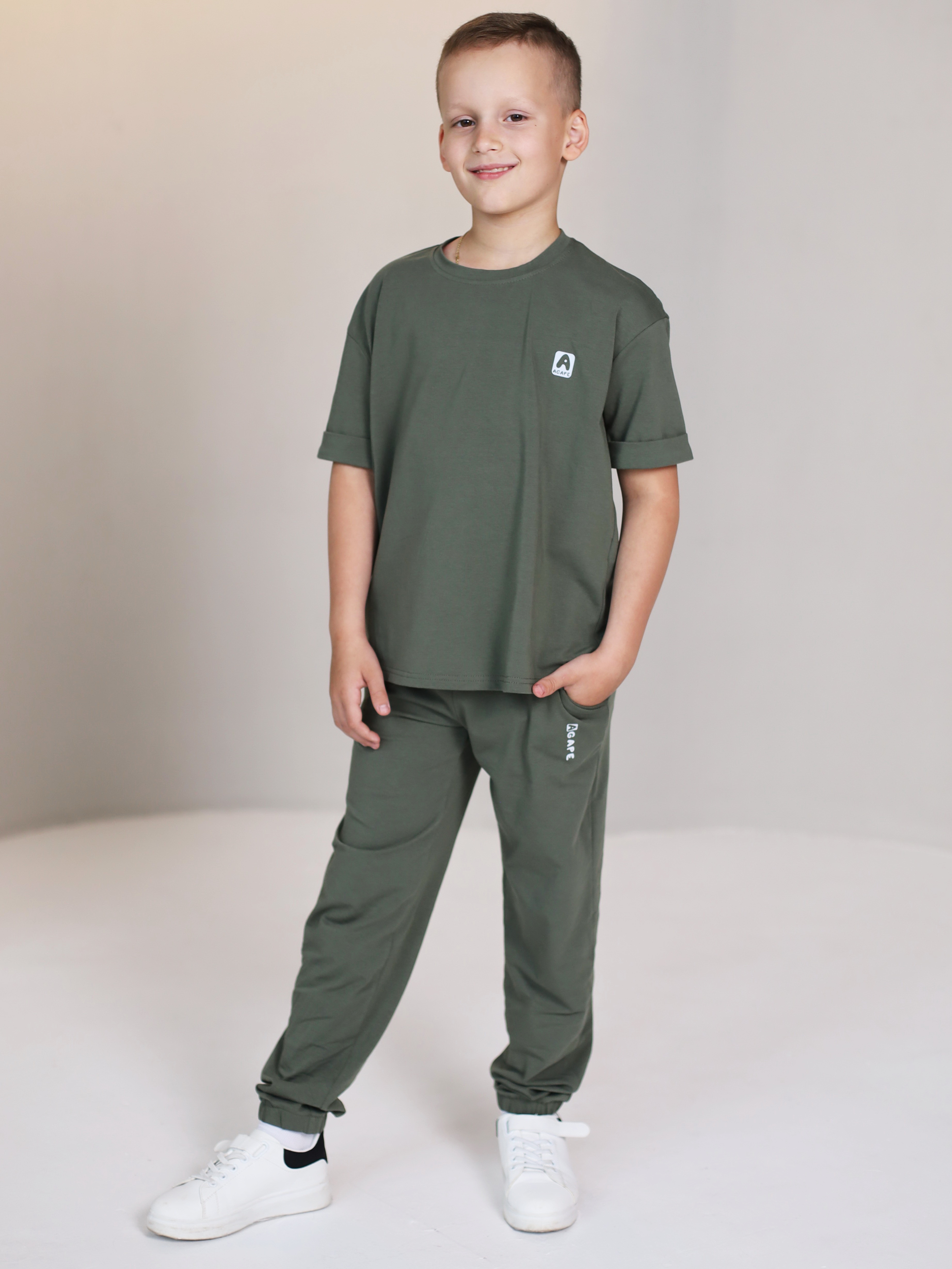 Костюм Агапэ 8017_хаки - фото 1