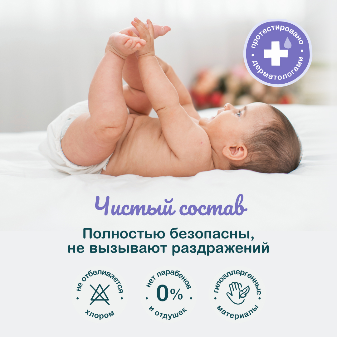 Пелёнки одноразовые OTTINO 40х60 см 2 упак. 10 шт. - фото 4