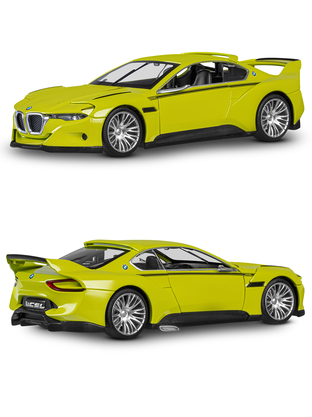 Автомобиль АВТОпанорама BMW 3.0 CSL Hommage 1:24 JB1251758 - фото 22