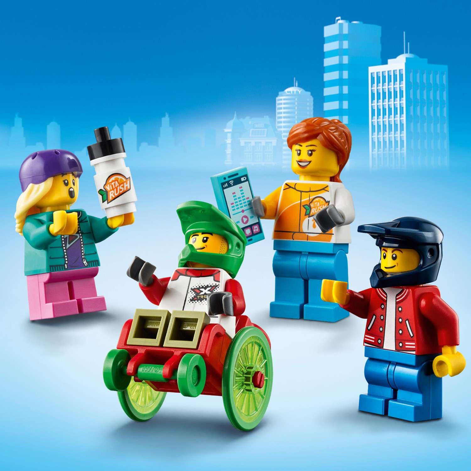 Конструктор LEGO City Скейт-парк блочный - фото 9