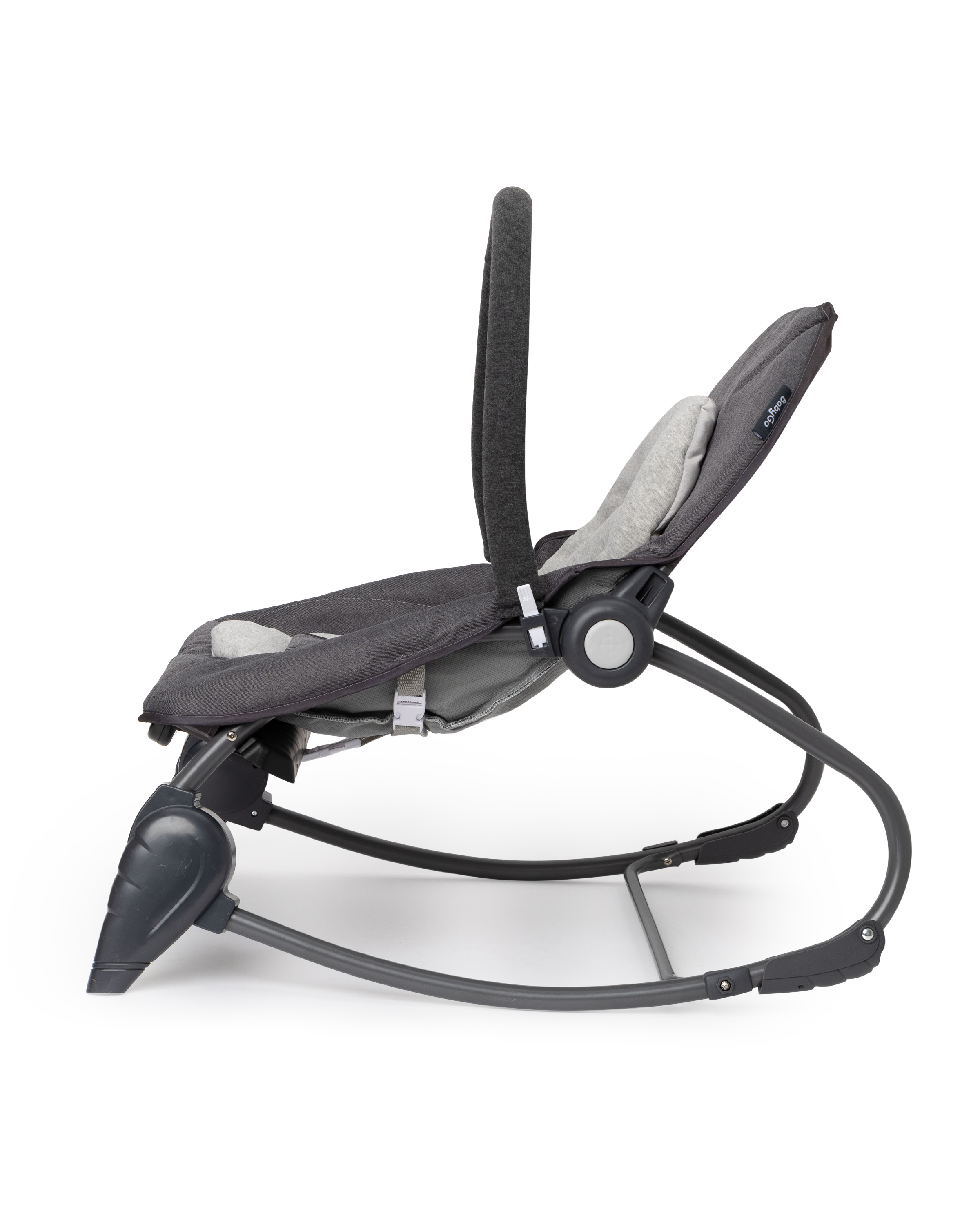Шезлонг BabyGo Birdy серый - фото 2