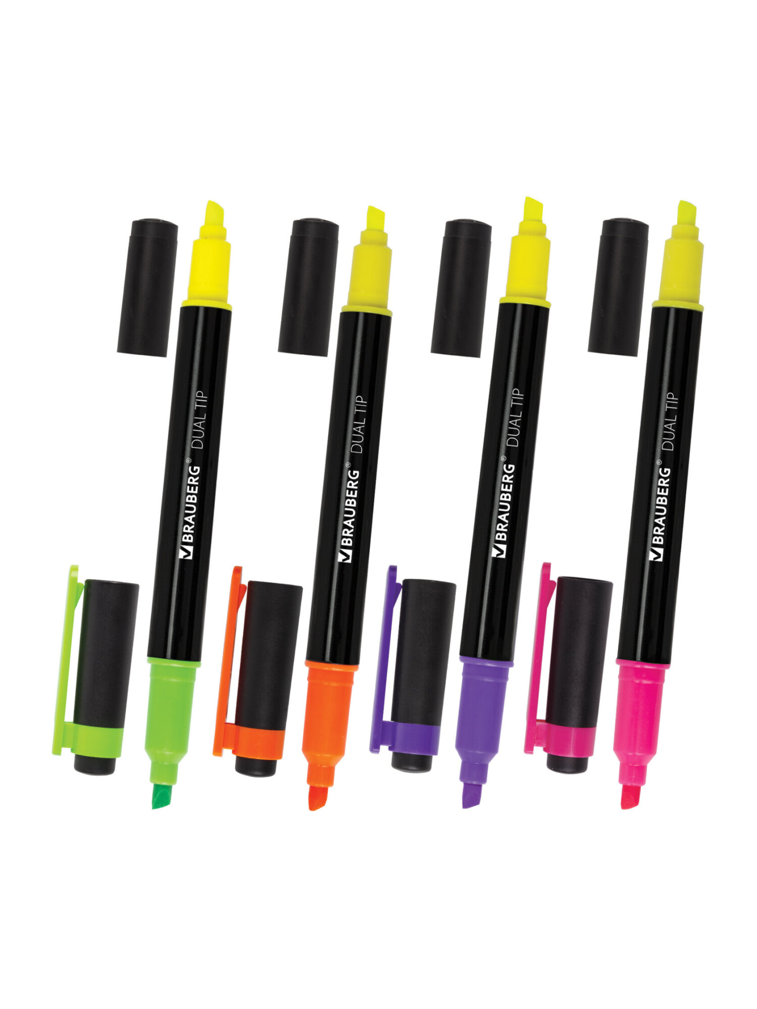 Текстовыделители Brauberg 4 шт. - фото 4