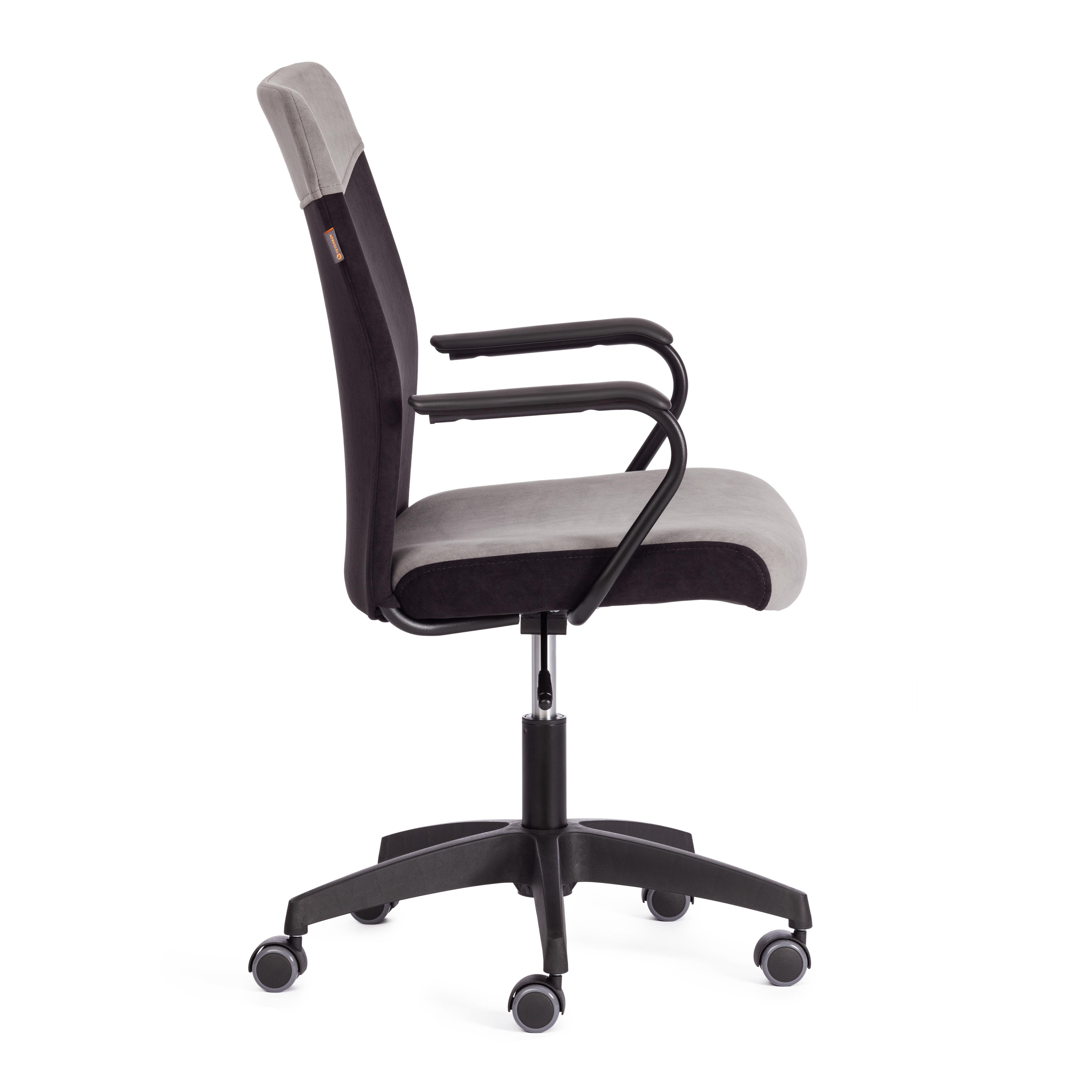 Компьютерное кресло TETCHAIR Флай флок серый черный - фото 3