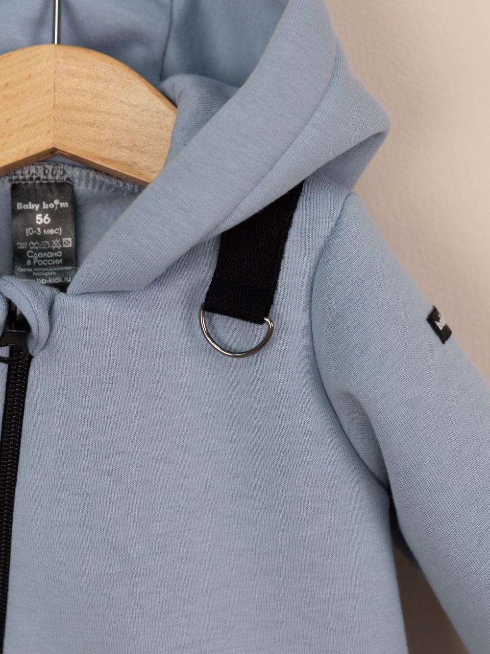 Комбинезон Baby boom К402/2-Ф Серо-голубой - фото 2