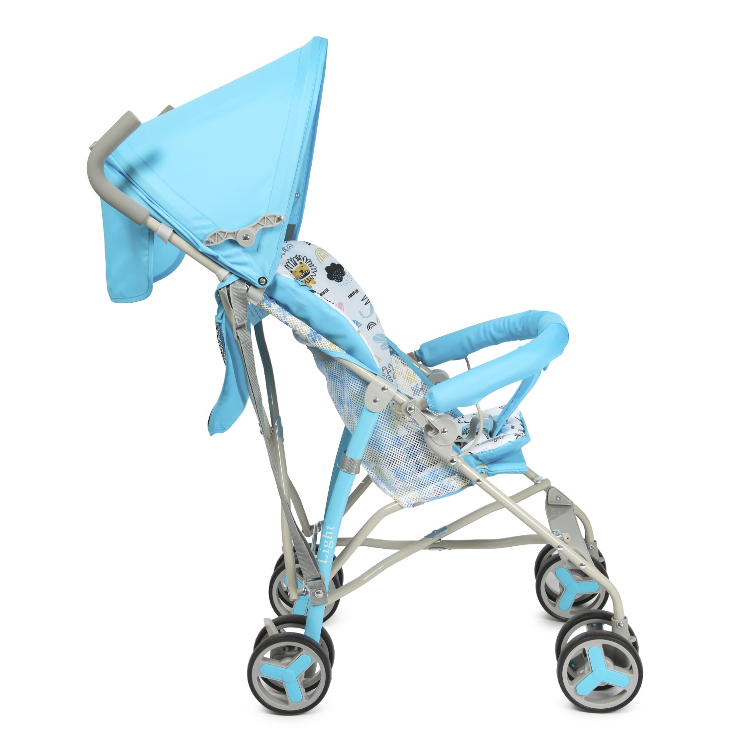 Коляска прогулочная BabyGo Light New голубой - фото 6