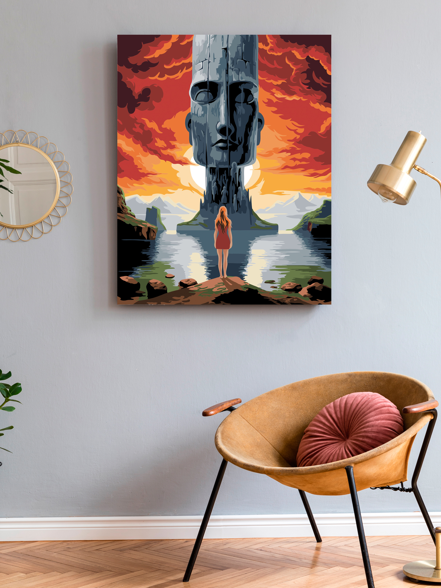 Картина по номерам Art on Canvas Истукан в ассортименте - фото 3