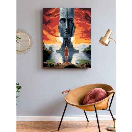 Картина по номерам Art on Canvas Истукан в ассортименте