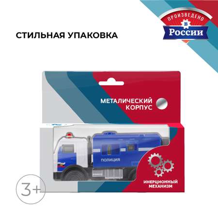 Полицейская машина . КАМАЗ Камаз/Kamaz 1:34 синий в ассортименте