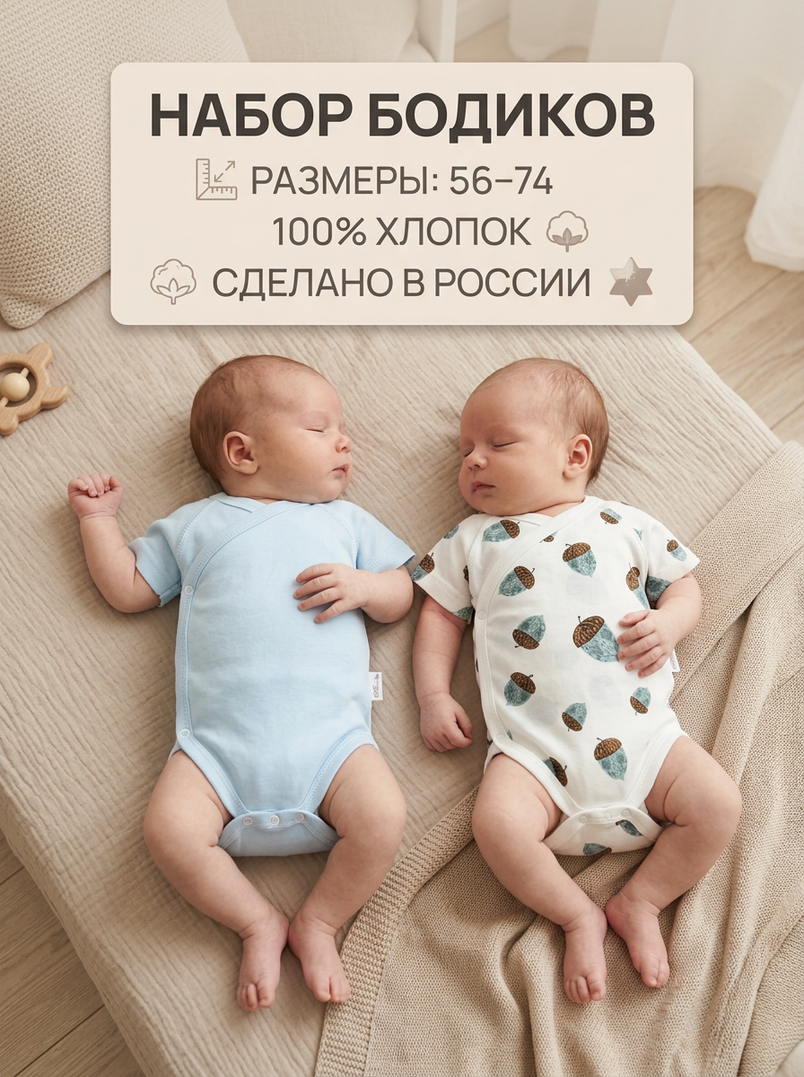Боди 2 шт Вернисаж 120 - фото 14