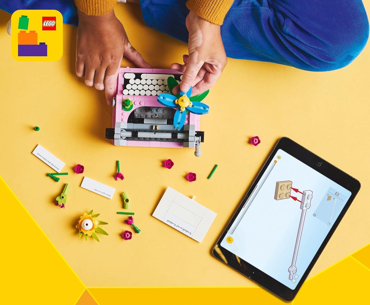 Конструктор LEGO Creator Пишущая машинка с цветами - фото 6