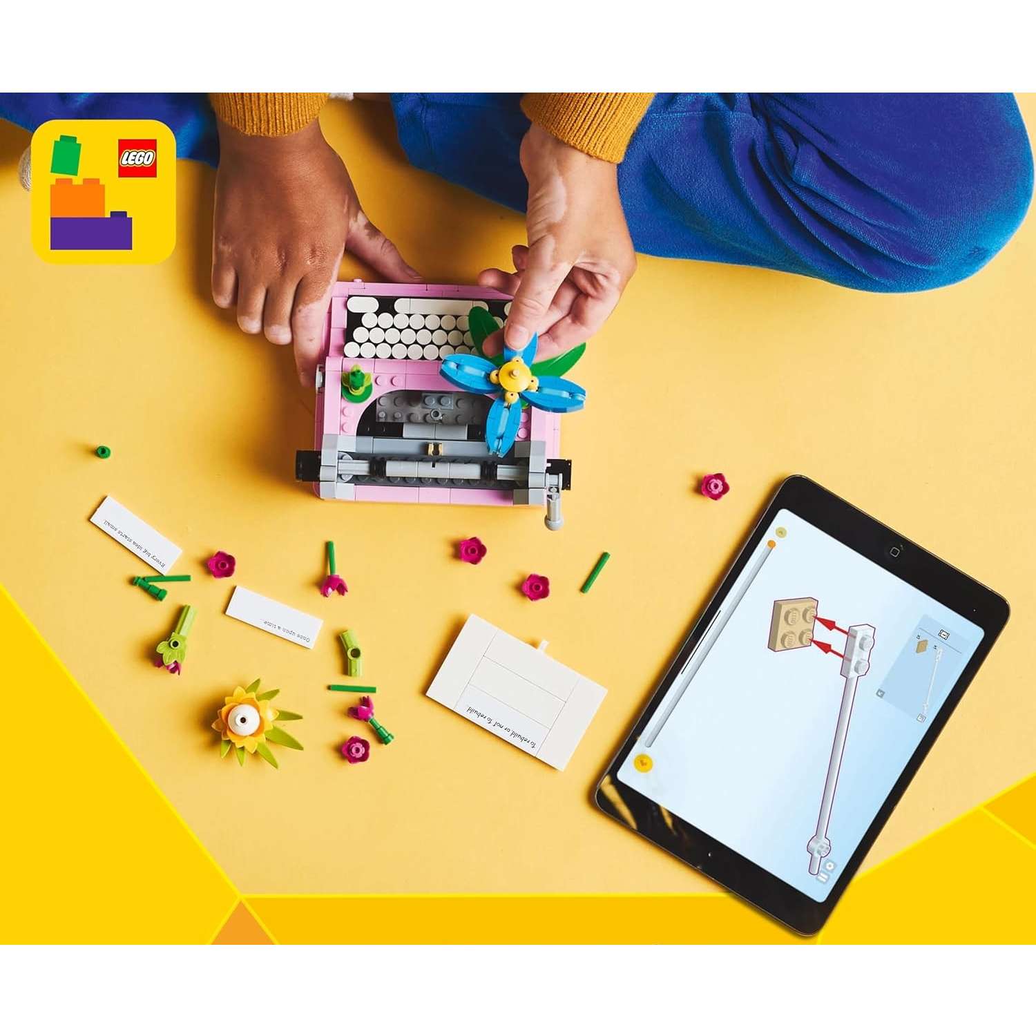 Конструктор LEGO Creator Пишущая машинка с цветами - фото 6