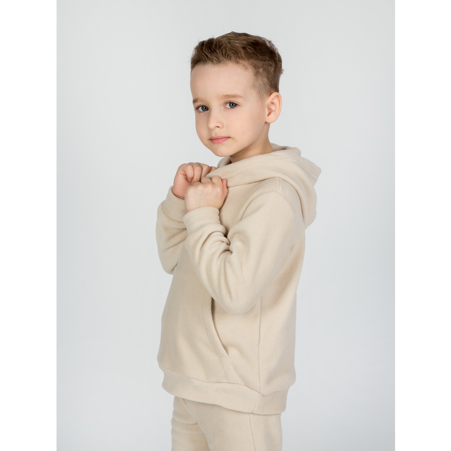 Спортивный костюм KiMMi co К-14087043г(ш) бежевый - фото 13