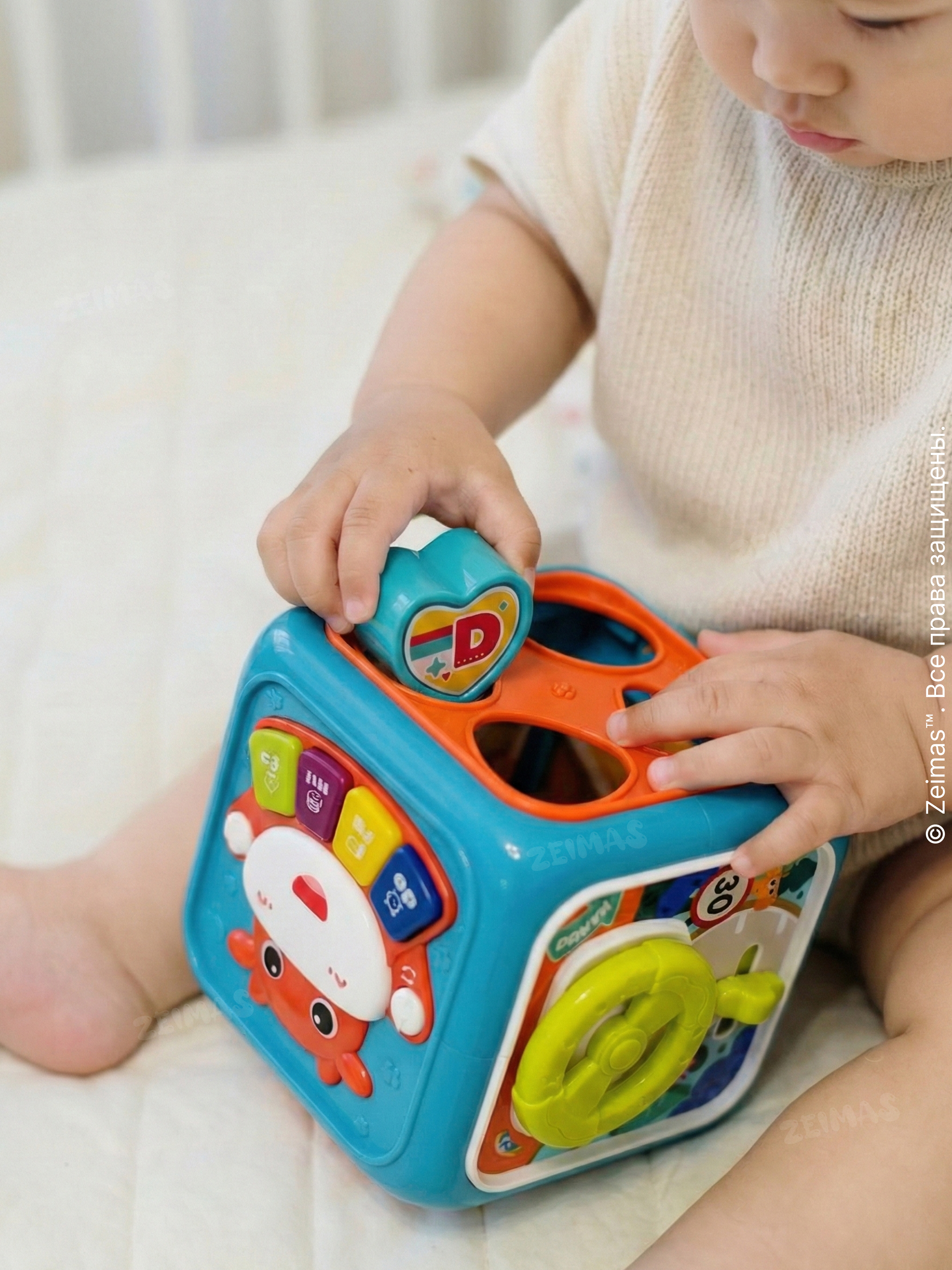 Игрушка Zeimas сортер Монтессори Куб - фото 17