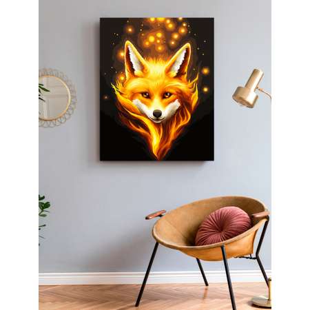 Картина по номерам Art on Canvas Взгляд лисы в ассортименте