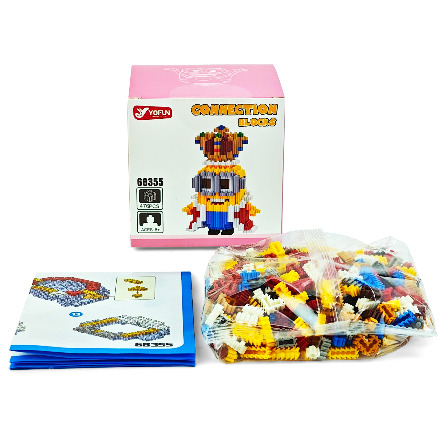 Конструктор Миньон Король 476 дет. - фото 2