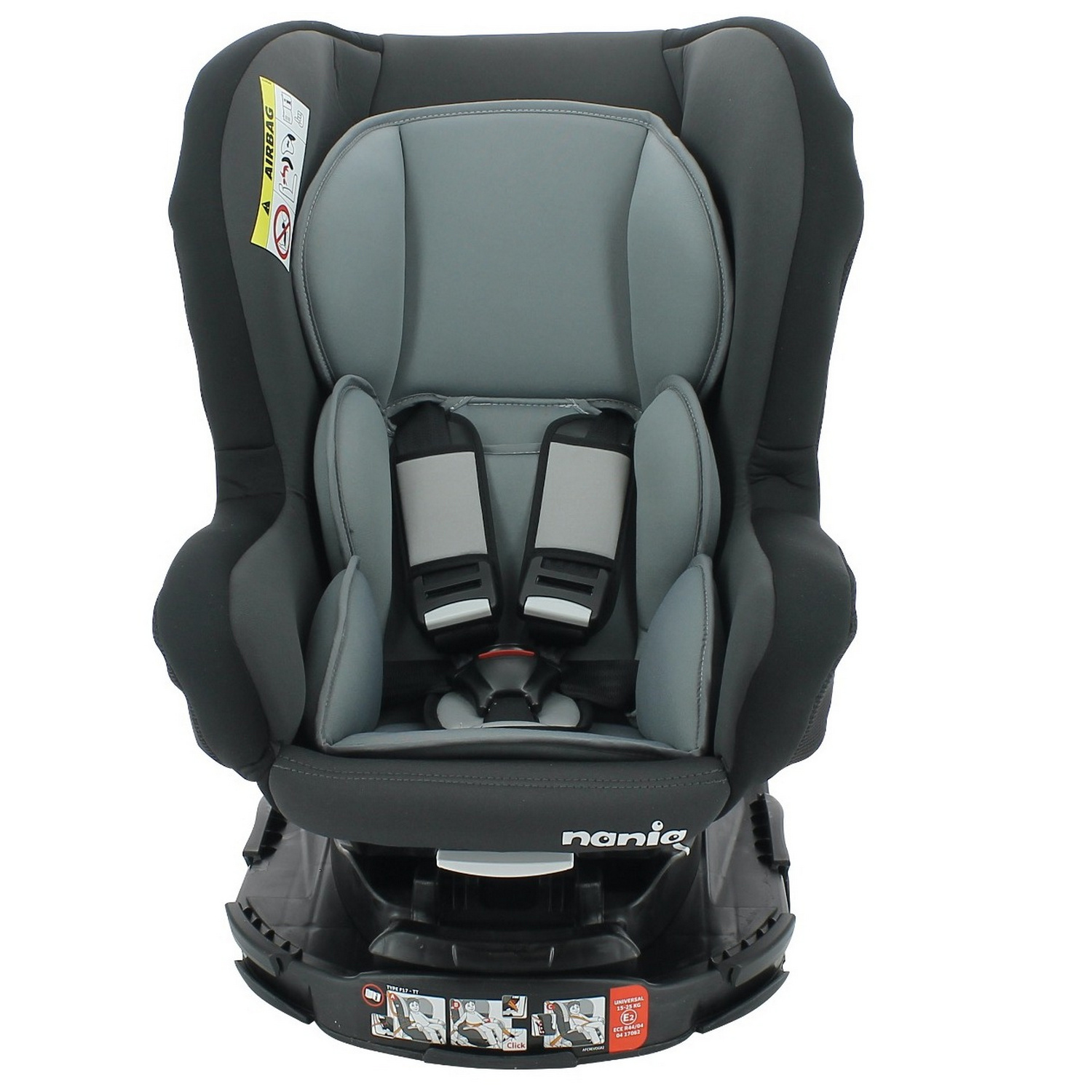 Автокресло Nania 0+/1/2 (0-25 кг) серый - фото 2