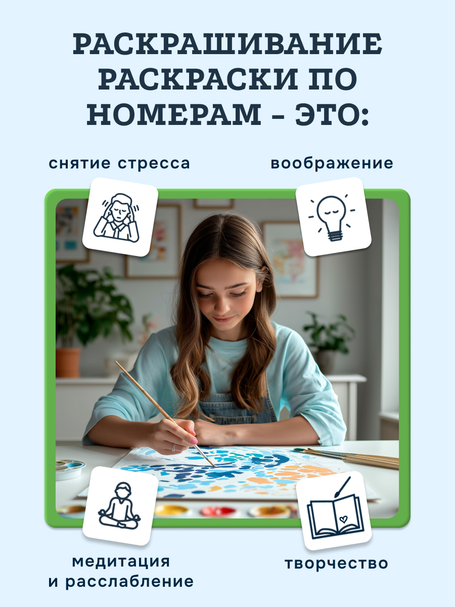 Картина по номерам SentoSphere Собаки - фото 3