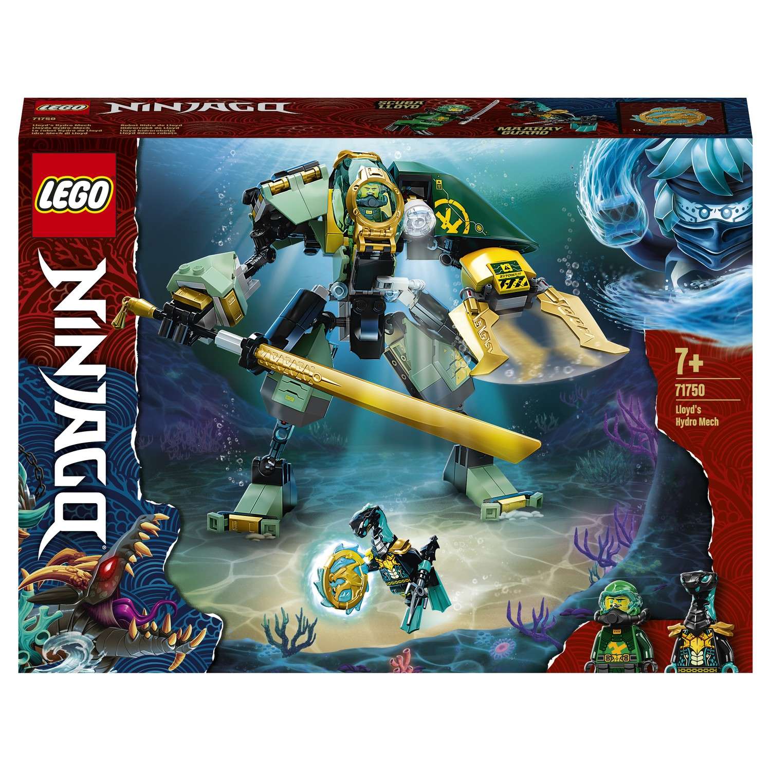 Конструктор LEGO NINJAGO Водный робот Ллойда блочный - фото 2