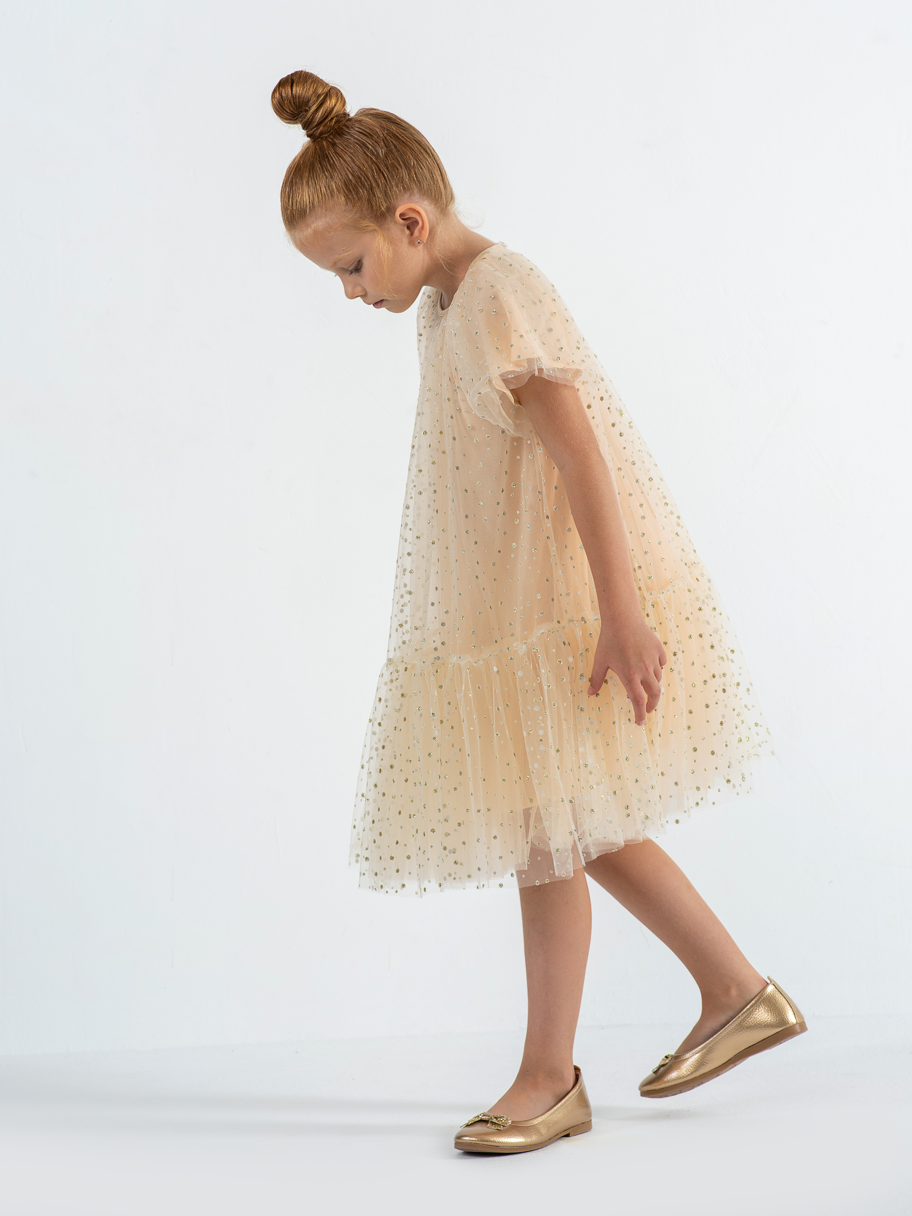 Платье LisaWeta D-077-23 золото - фото 2