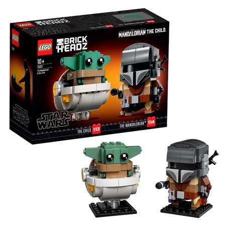 Конструктор LEGO BrickHeadz Мандалорец и малыш