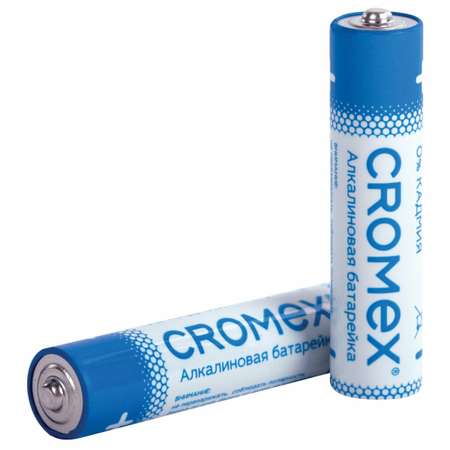 Батарейки алкалиновые CROMEX ААА мизинчиковые LR03 24А 40 штук