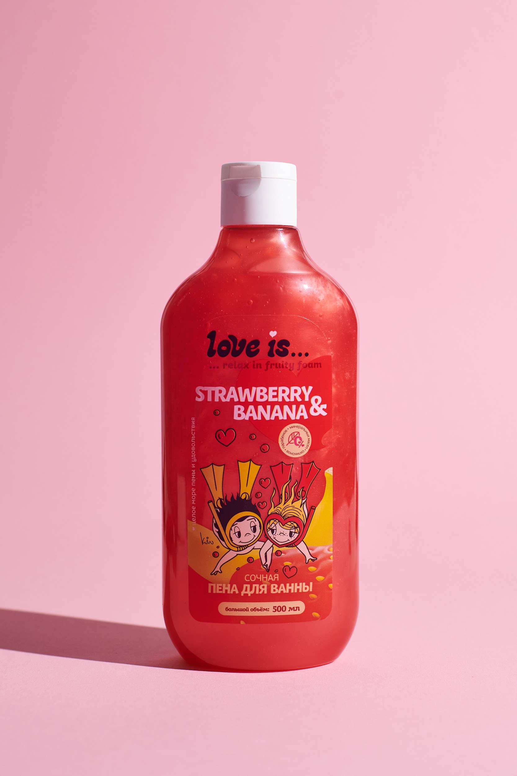 Пена Love is.. Strawberry and Banana 500 мл - фото 7