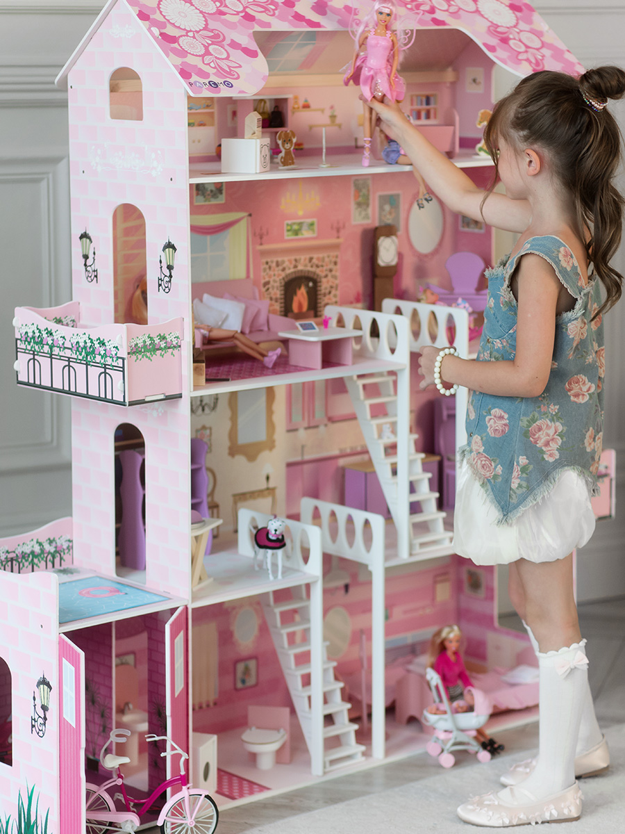 Домик для кукол PAREMO 121 см с мебелью PD316-01 - фото 2
