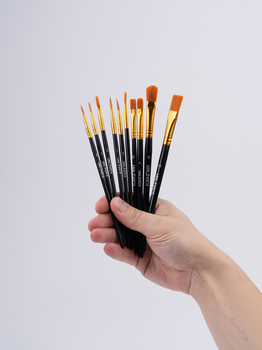 Кисть Малевичъ 10 шт. (синтетика) - фото 5