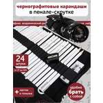 Карандаши чернографитные Отличник 24 шт.