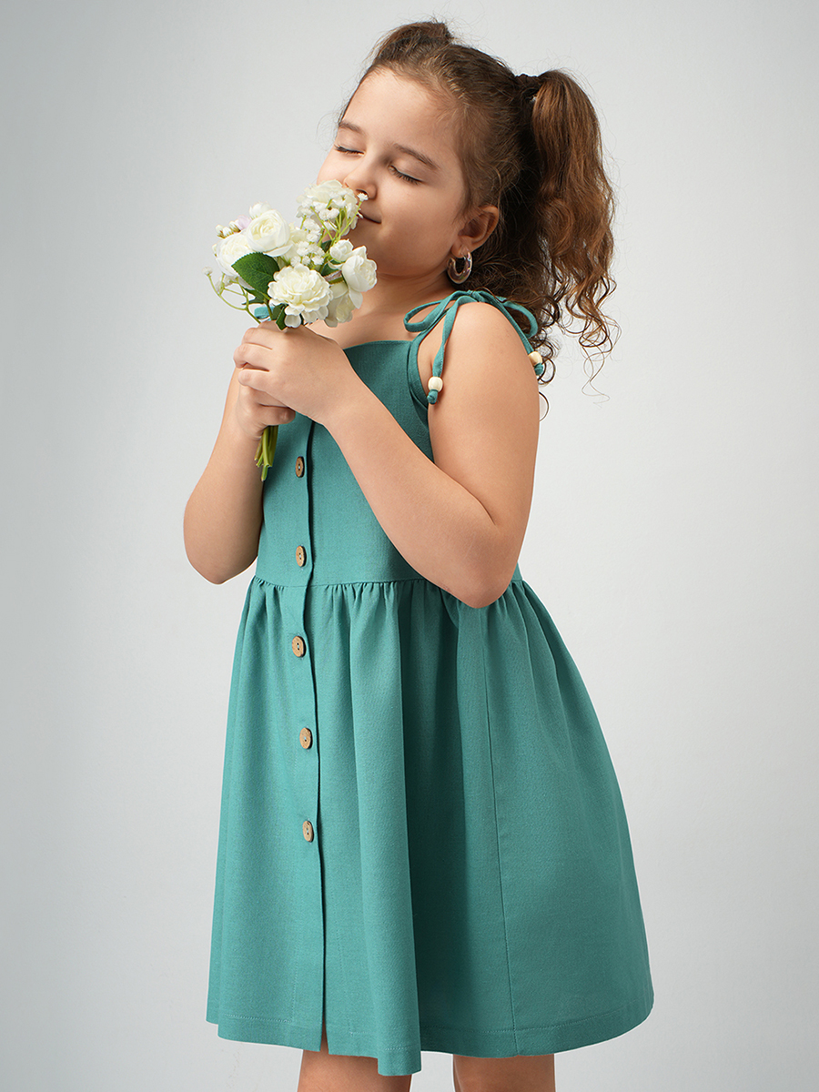 Сарафан HappyFox HFI3291бирюзовый - фото 2