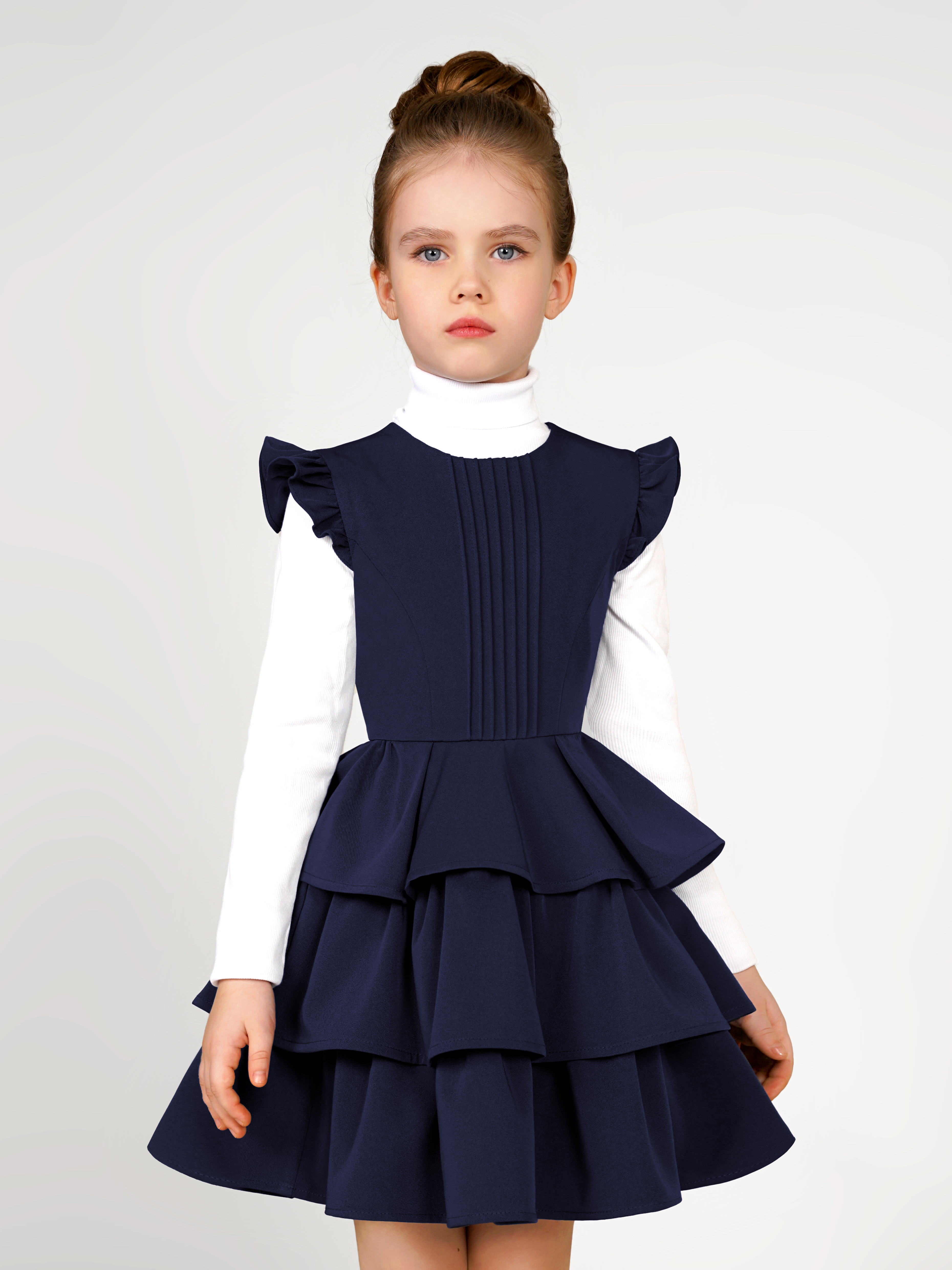 Сарафан ALISIA FIORI 152201AS/темно-синий - фото 12