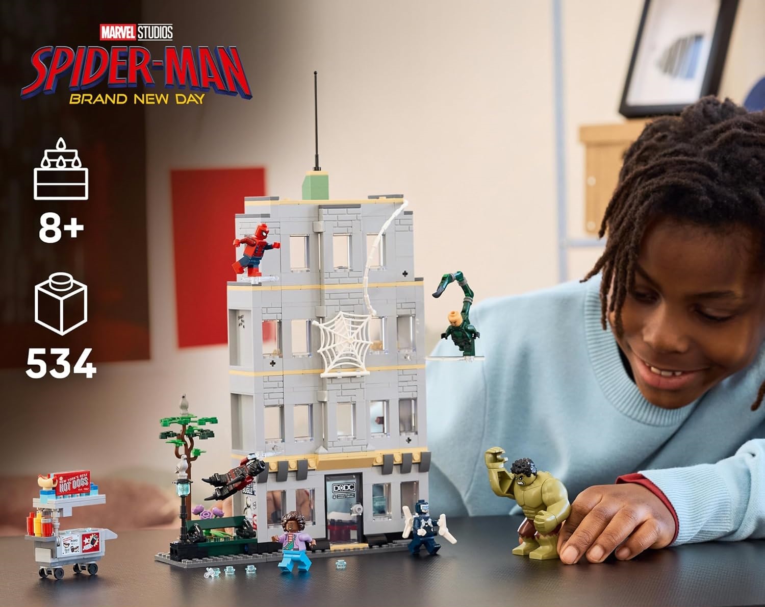 Конструктор LEGO Marvel Super Heroes Человек-паук против Халка 534 дет. - фото 5