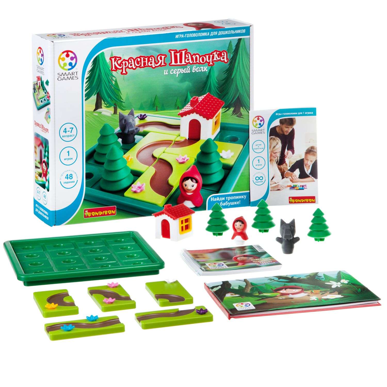 Настольная игра Bondibon Красная Шапочка и серый волк - фото 6