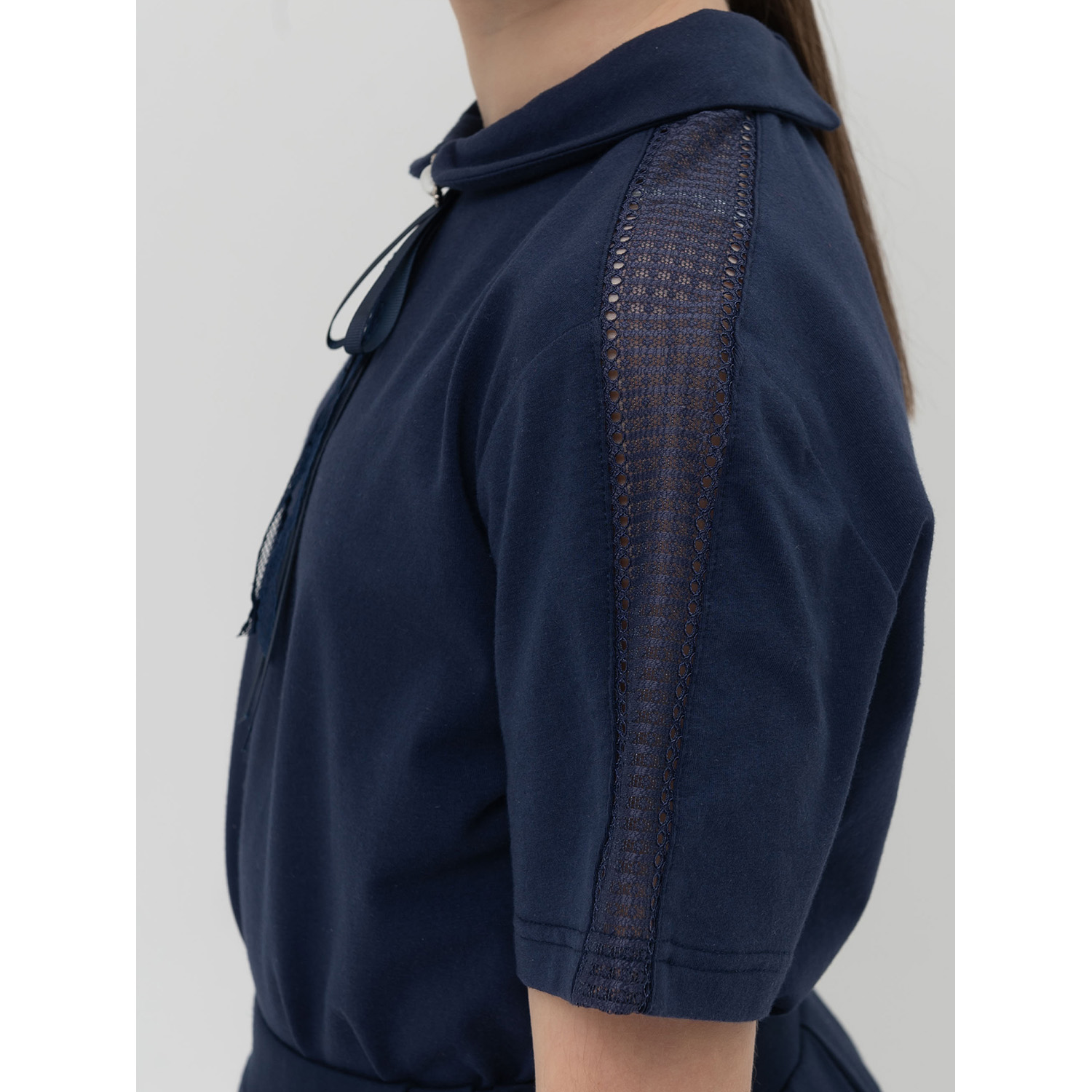 Блузка Pelican GFT8142/Темно-синий(54) - фото 3