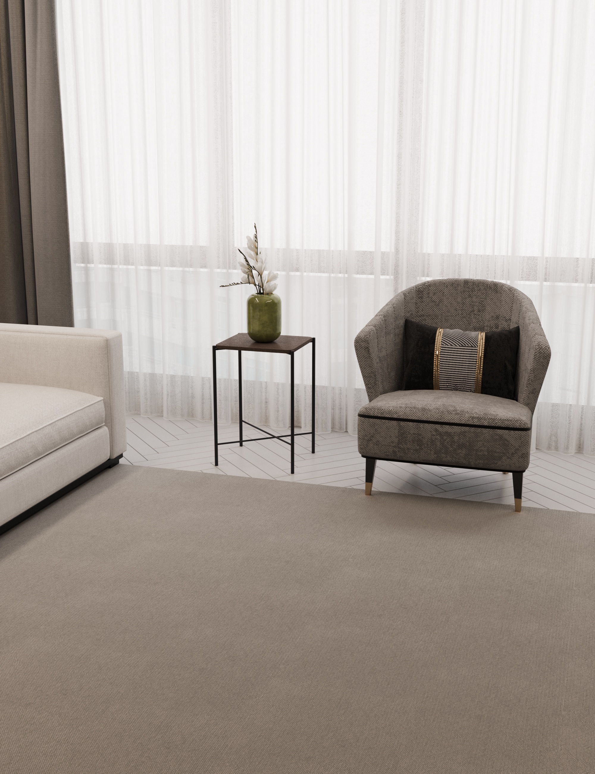 Стол журнальный SLINE Лори Дуб браун - фото 8