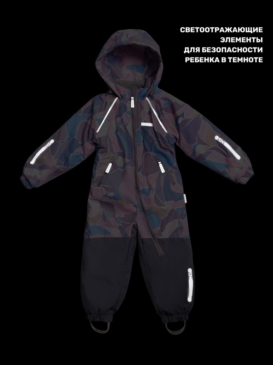 Комбинезон NIKASTYLE 8м1025 розовый/серый - фото 8
