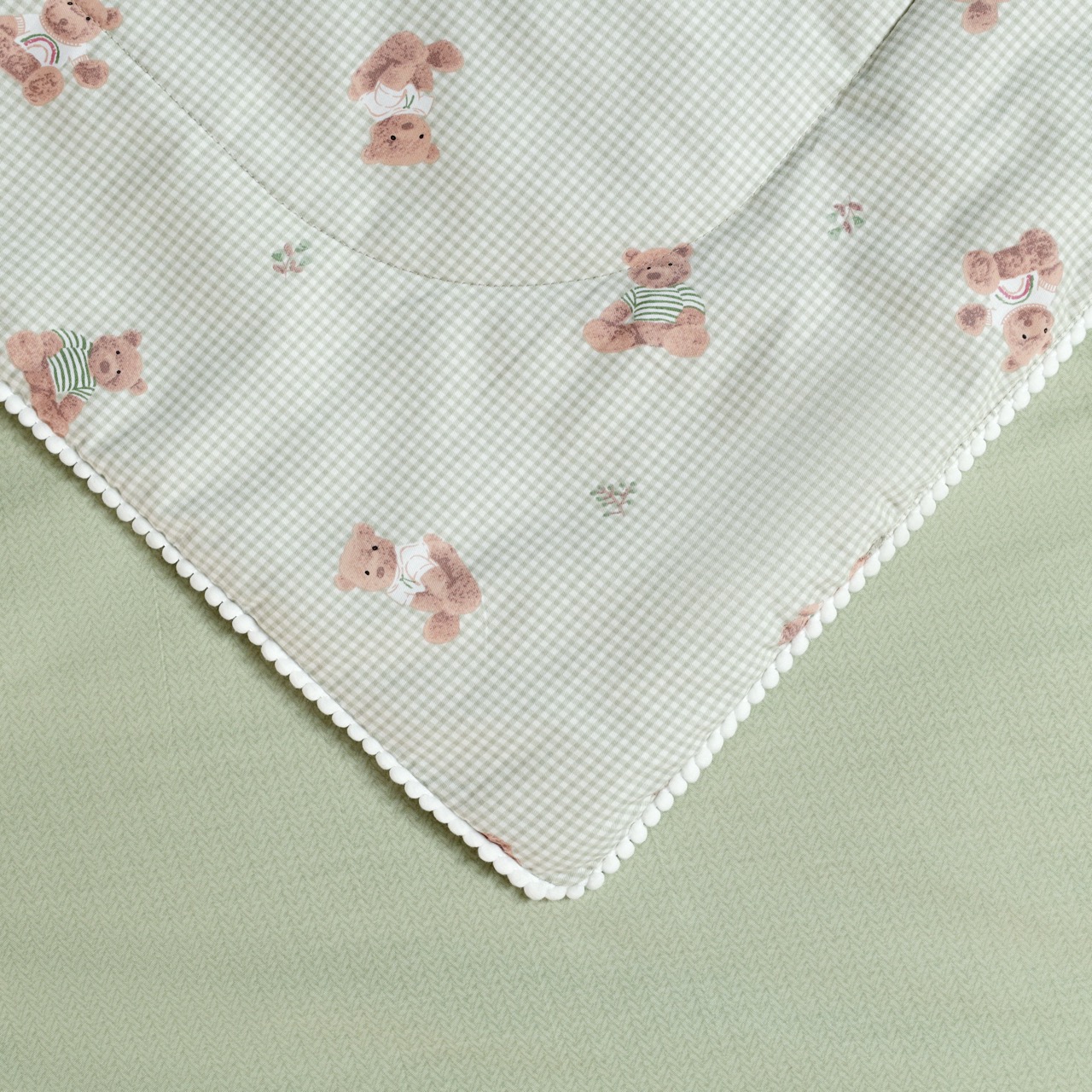 Комплект постельного белья Sofi de Marko Паддингтон(св.зеленый) полутораспальный 3 предм. - фото 3