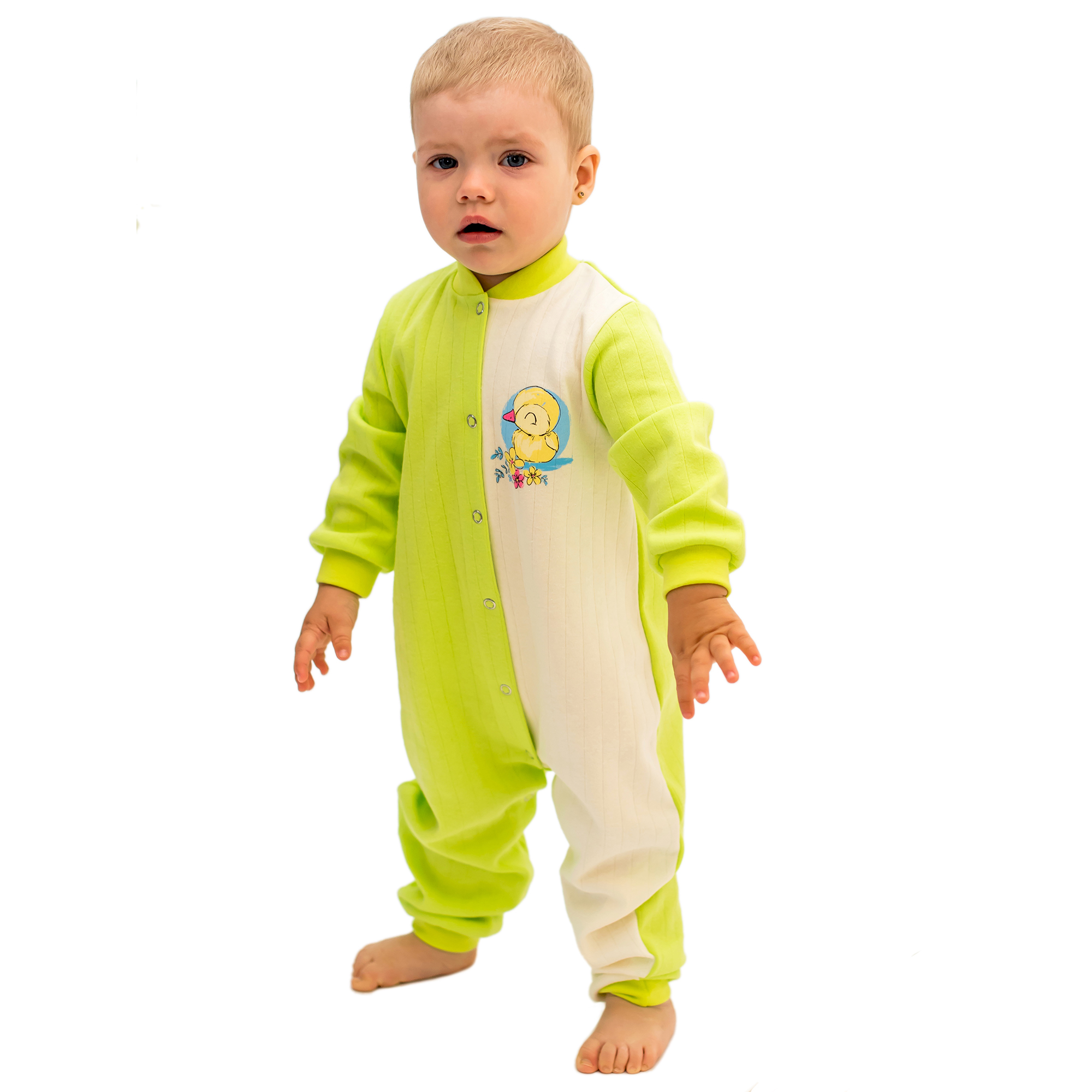 Комбинезон M and L kids тя/252а-и02-т комбинезон салатовый - фото 1