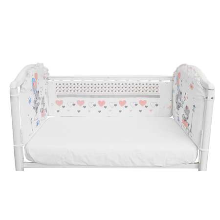 Комплект постельного белья Baby Nice Сердечки 6предметов H15/10