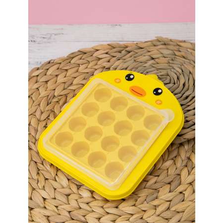 Лоток для льда iLikeGift Duck yellow