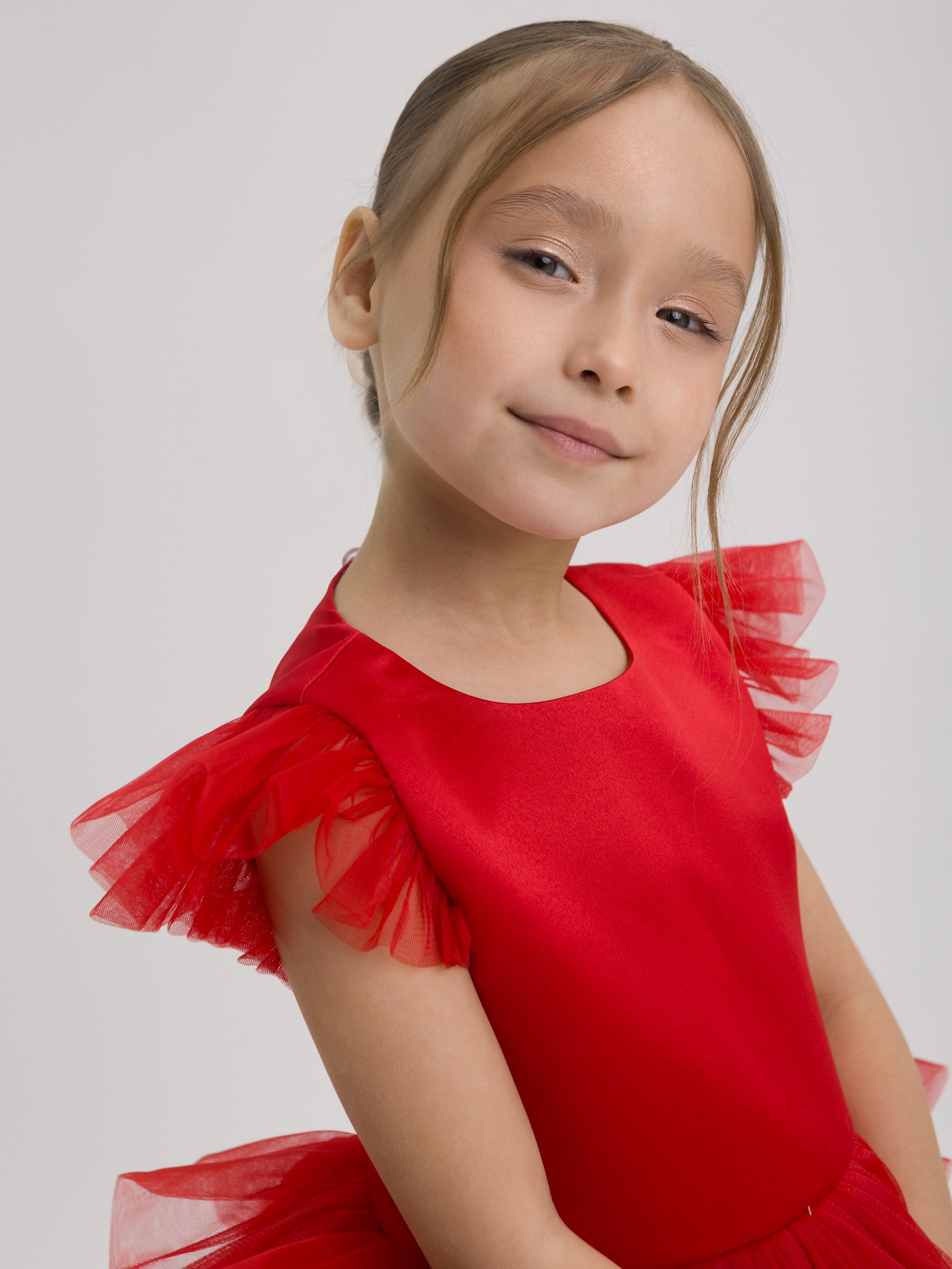 Платье LELUkids 1231.24_зефирка_красный - фото 8