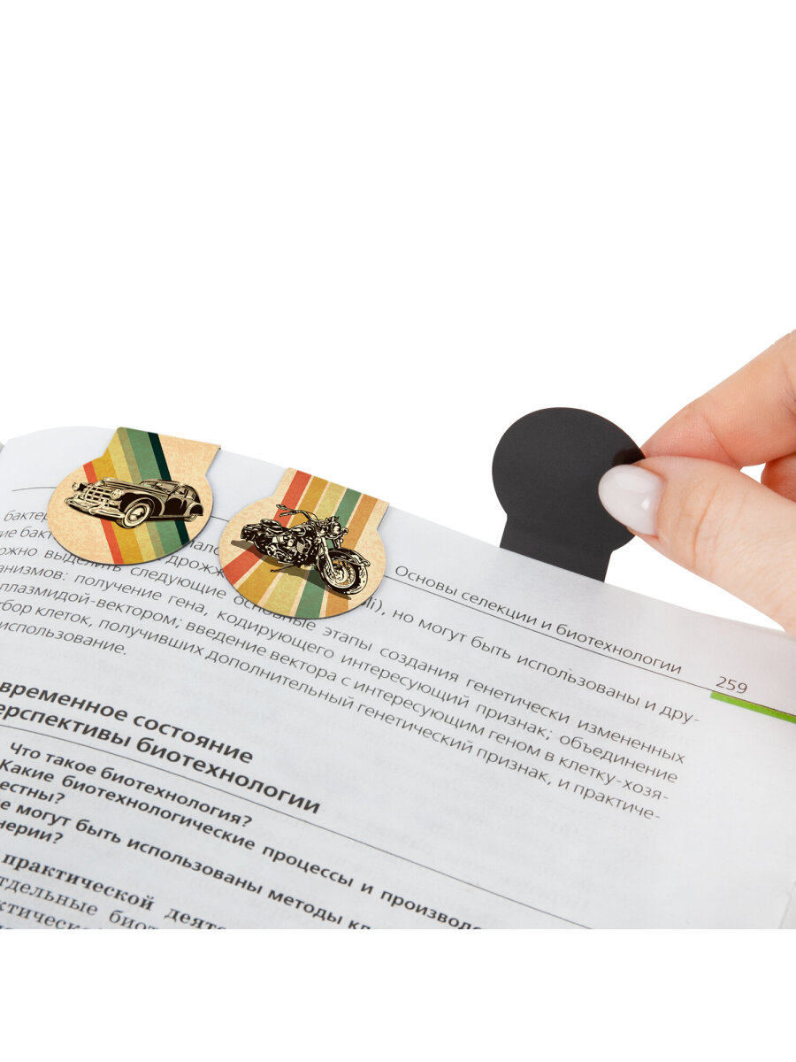 Магнитная закладка Brauberg 6 шт. - фото 8