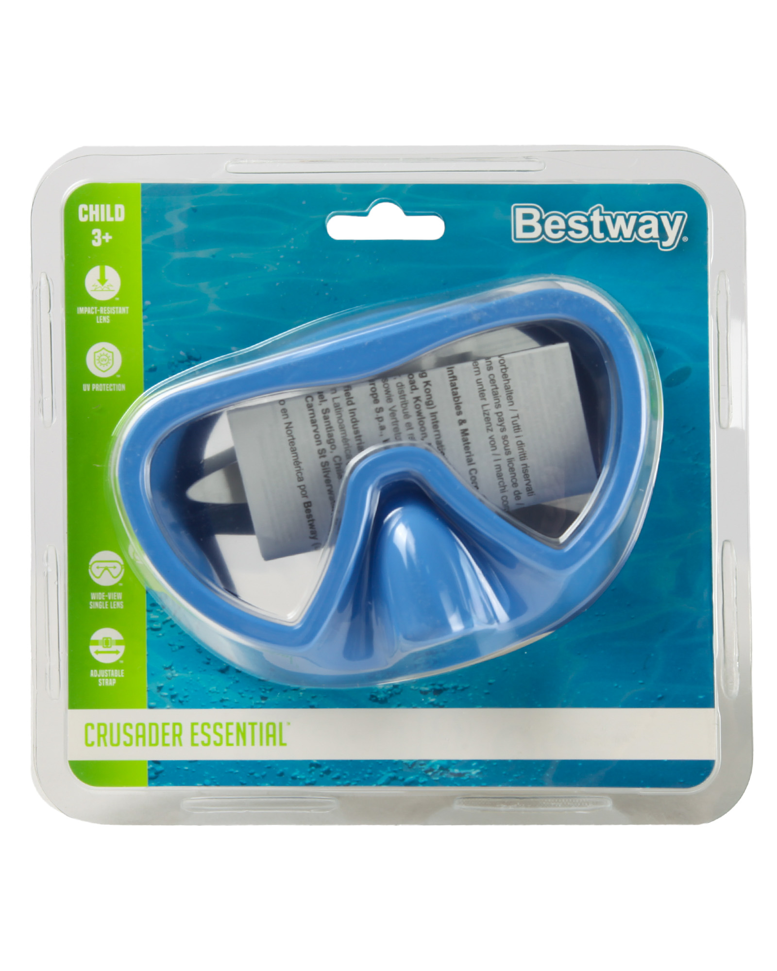 Маска для ныряния Bestway синяя - фото 7