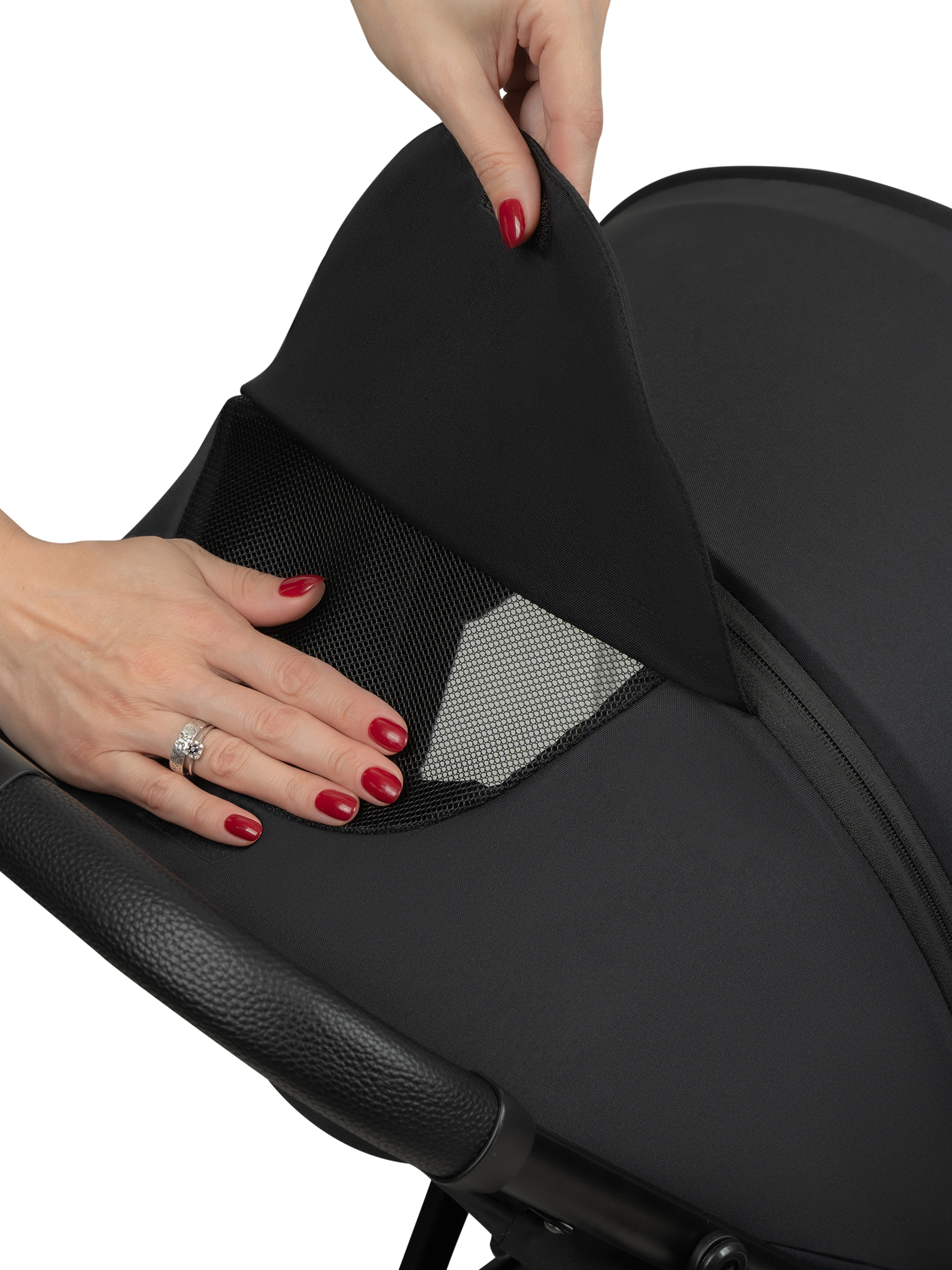 Коляска прогулочная JOVOLA Skill черный - фото 30