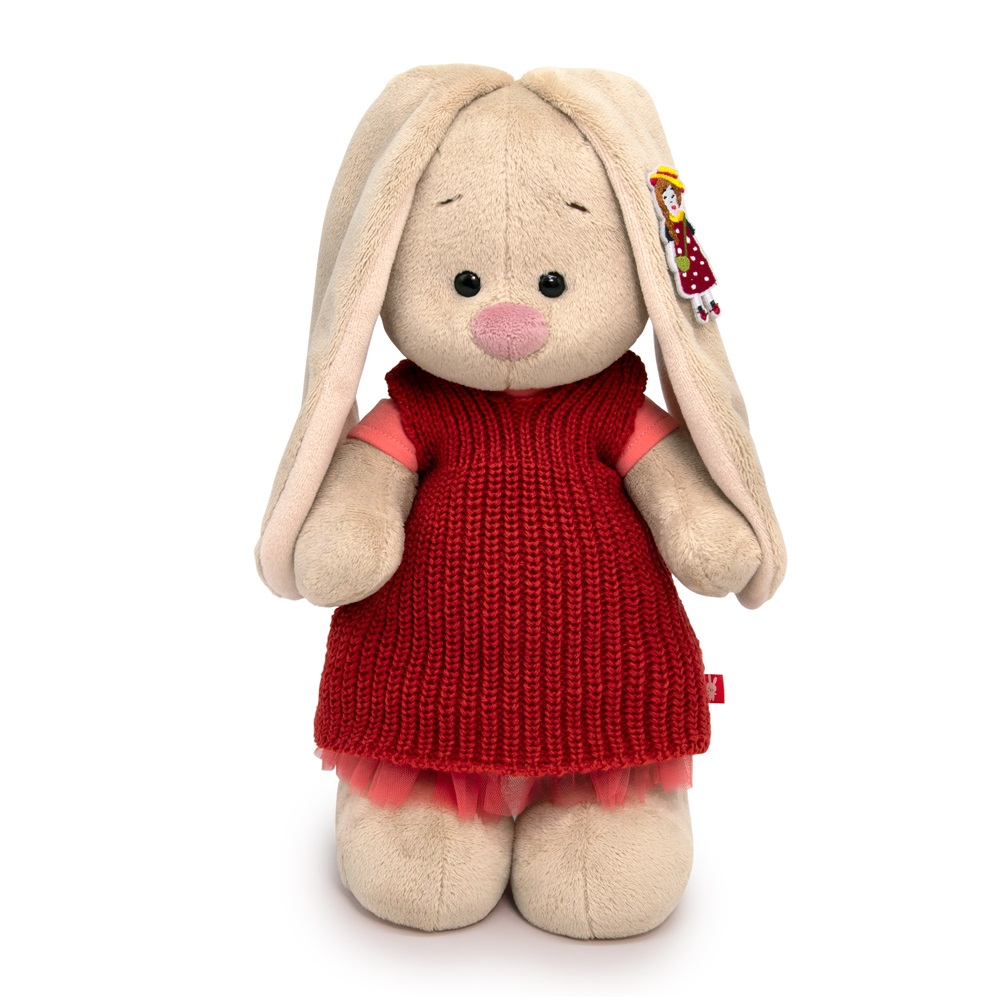Мягкая игрушка BUDI BASA Зайка Ми в вязаном сарафане 32 см StM-495 - фото 1