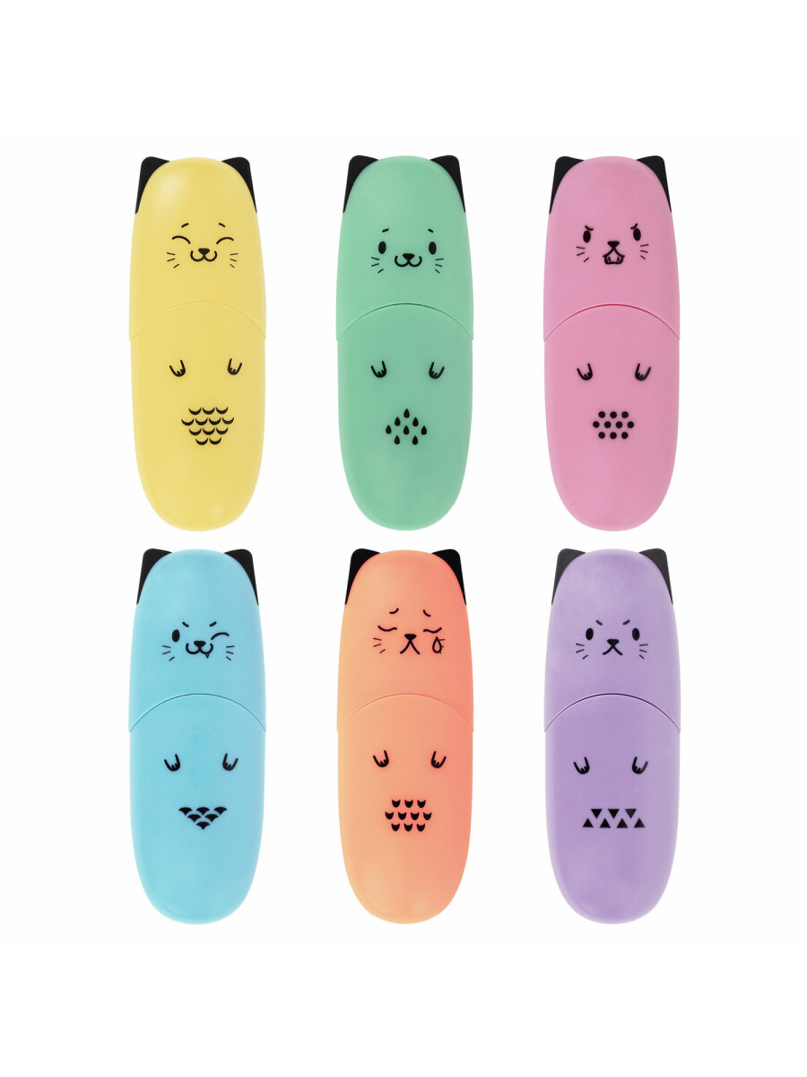 Текстовыделители Brauberg 6 цв. - фото 15