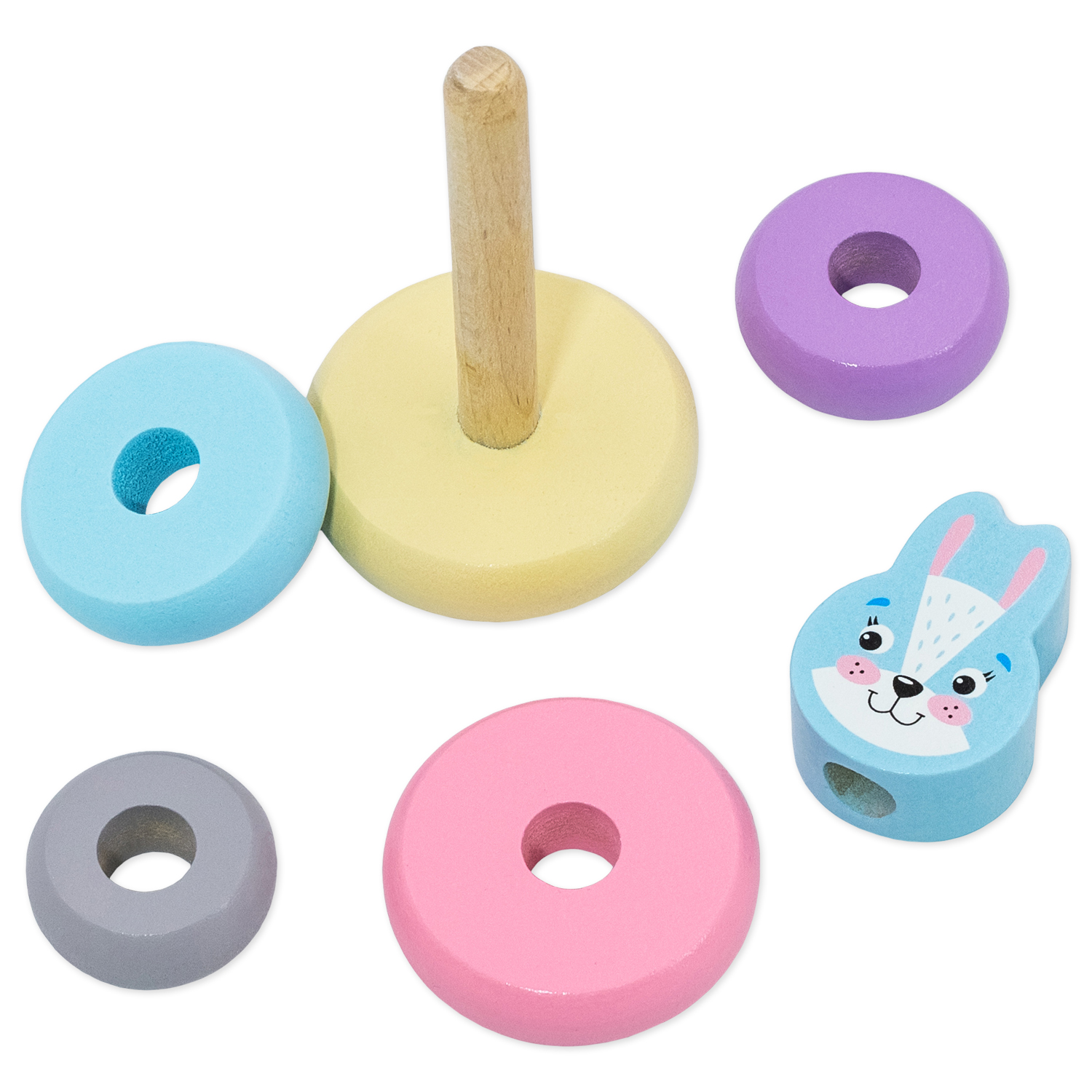 Игрушка Alatoys пирамидка - фото 4