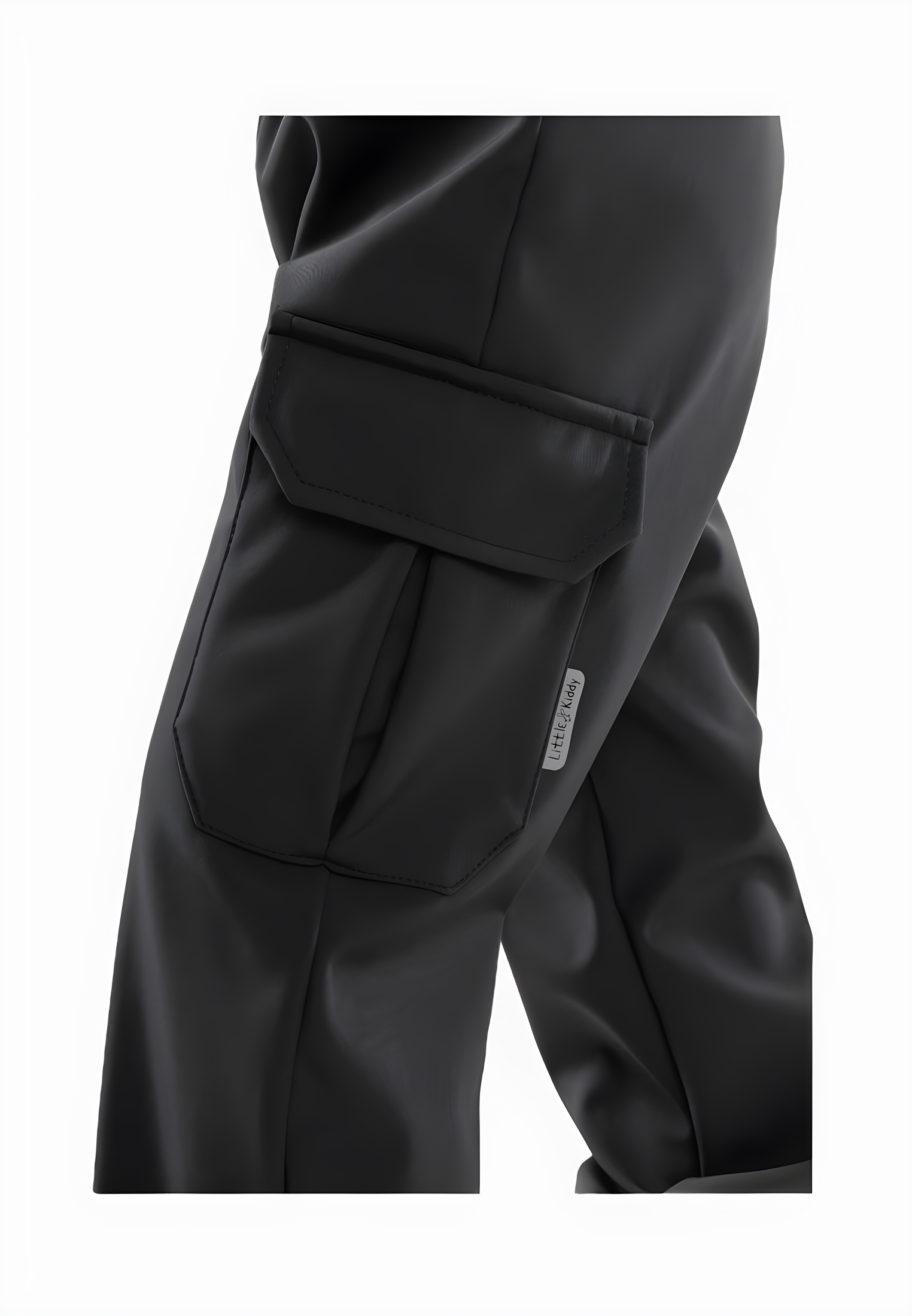 Брюки Little Kiddy jogger_softshelll_черный - фото 3